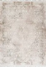 Marcaria Klasik Göbekli Krem Akrilik Makine Halısı