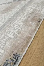 Mella Klasik Göbekli Kahve Akrilik Makine Halısı - Görsel 3