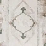 Mella Klasik Göbekli Kahve Akrilik Makine Halısı