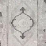 Sarezzo Klasik Göbekli Gri Akrilik Makine Halısı