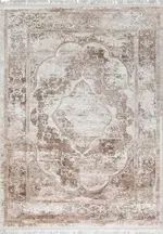 Naveyal Klasik Göbekli Kahve Akrilik Makine Halısı