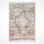 Naveyal Klasik Göbekli Kahve Akrilik Makine Halısı - Görsel 2