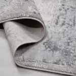 Rovolo Modern Gri Akrilik Makine Halısı - Görsel 4