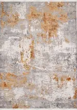 Sillano Modern Gri Akrilik Makine Halısı