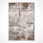 Civago Modern Gri Akrilik Makine Halısı - Görsel 2