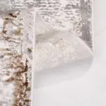 Civago Modern Gri Akrilik Makine Halısı - Görsel 3