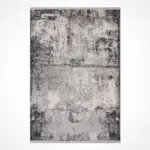 Comano Modern Gri Akrilik Makine Halısı - Görsel 2