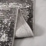 Comano Modern Gri Akrilik Makine Halısı - Görsel 3