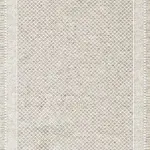 Serina Çerçeveli Krem Polyester Makine Halısı