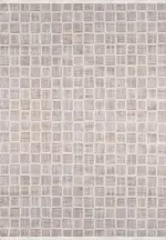 Gorno Geometrik krem Polyester Makine Halısı