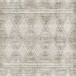 Polla Geometrik Krem Polyester Makine Halısı