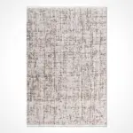 Felino Modern Kahve Polyester Makine Halısı - Görsel 2