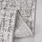 Pandino Modern Gri Polyester Makine Halısı - Görsel 3