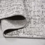 Pandino Modern Gri Polyester Makine Halısı - Görsel 4