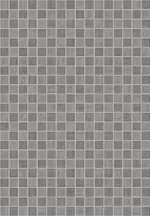 Serena Geometrik Gri Polyester Makine Halısı