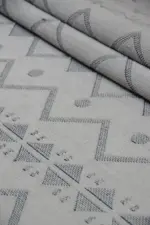 Gigaro Modern Kahverengi Yıkanabilir Polyester Makine Halısı - Görsel 7