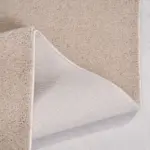 Tejares Modern Krem Polyester Kaydırmaz Tabanlı Makine Halısı - Görsel 3