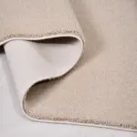 Tejares Modern Krem Polyester Kaydırmaz Tabanlı Makine Halısı - Görsel 4
