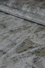 Hublet Modern Bej Polyester Makine Halısı - Görsel 7