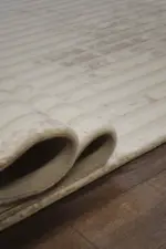 Bari Sol Tasarım Krem Akrilik Makine Halısı - Görsel 5