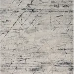 Lodi Modern Krem Mavi Çizgili Polyester Makine Halısı Lodi Modern Krem Mavi Çizgili Polyester Makine Halısı