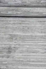 Sonnac Çerçeveli Gri Polyester Makine Halısı - Görsel 5