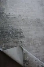 Agay Modern Krem Vizon Çizgili Akrilik Makine Halısı - Görsel 4