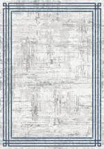 Supino Çerçeveli Gri Triko ve Akrilik Makine Halısı