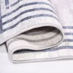 Supino Çerçeveli Gri Triko ve Akrilik Makine Halısı - Görsel 4