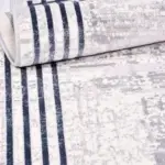 Supino Çerçeveli Gri Triko ve Akrilik Makine Halısı - Görsel 5