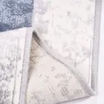 Sezze Çerçeveli Krem Triko ve Akrilik Makine Halısı - Görsel 3