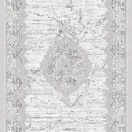 Sonnino Göbekli Gri Triko ve Akrilik Makine Halısı Sonnino Göbekli Gri Triko ve Akrilik Makine Halısı