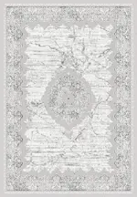 Sonnino Göbekli Gri Triko ve Akrilik Makine Halısı