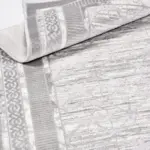 Lenola Çerçeveli Gri Triko ve Akrilik Makine Halısı - Görsel 5