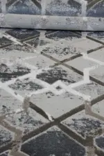 Martos Modern Bej Akrilik Makine Halısı - Görsel 5