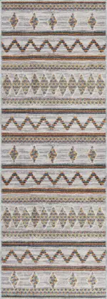 Ponte Geometrik Multi Polyester ve Pamuklu Yıkanabilir Kaydırmaz Taban Dijital Baskı Halı - Görsel 3