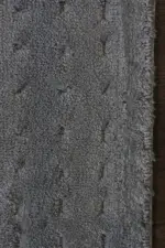 Streb Modern Gri Polyester Makine Halısı - Görsel 3