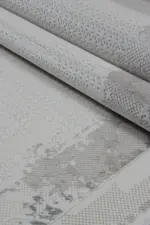 Yuncos Çerçeveli Krem Akrilik Makine Halısı - Görsel 7