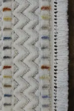 Perry Modern Krem Polyester Makine Halısı - Görsel 3