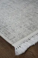 Buda Modern Krem Akrilik Makine Halısı - Görsel 2