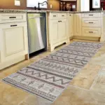 Ponte Geometrik Multi Polyester ve Pamuklu Yıkanabilir Kaydırmaz Taban Dijital Baskı Halı - Görsel 4