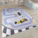 Dole Figürlü Gri Pamuk ve Polyester Kaydırmaz Taban Dijital Baskı Çocuk Halısı - Görsel 3