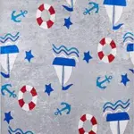 Wengen Figürlü Gri Pamuk ve Polyester Kaydırmaz Taban Dijital Baskı Çocuk Halısı