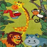 Fully Figürlü Multi Pamuk ve Polyester Kaydırmaz Taban Dijital Baskı Çocuk Halısı