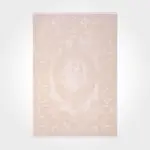 Padule Klasik Göbekli Krem Akrilik Makine Halısı - Görsel 2