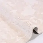 Padule Klasik Göbekli Krem Akrilik Makine Halısı - Görsel 3