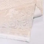 Padule Klasik Göbekli Krem Akrilik Makine Halısı - Görsel 4