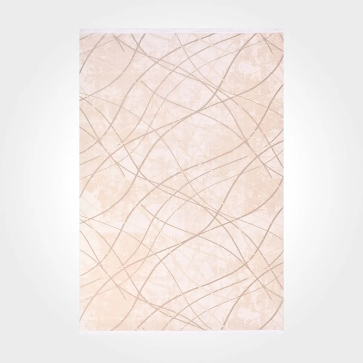 Logna Modern Krem Akrilik Makine Halısı - Görsel 2