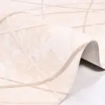 Logna Modern Krem Akrilik Makine Halısı - Görsel 3