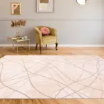 Logna Modern Krem Akrilik Makine Halısı - Görsel 6